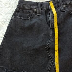 Madewell Black A-Line Skirt